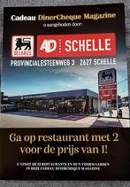 Cadeau Dinercheque Delhaize Schelle, Overige supermarkten, Ophalen of Verzenden