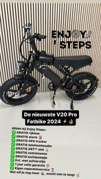 ✅Nieuwste V20 PRO Fatbike 2024 +garantie +gratis alarm, gps!, Nieuw, Overige merken, Ophalen of Verzenden, 50 km per accu of meer