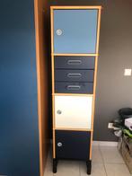3 kleurige handige opbergkast. Ikea. H 1.75m, Maison & Meubles, Armoires | Casiers, Comme neuf, Enlèvement ou Envoi