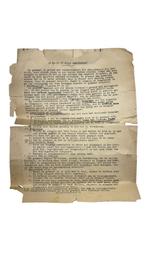 Document mils handgranaat zeldzaam, Ophalen of Verzenden