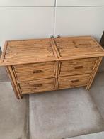 Kast, 4 laden van bamboe (76/30/46 cm), Huis en Inrichting, Woonaccessoires | Kisten, Ophalen, Gebruikt
