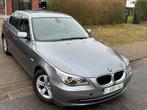 BMW 520dA E60 FACELIFT AUTOMAAT LEDER 148.000KM CARPASS!!, Automaat, Achterwielaandrijving, Zwart, Leder