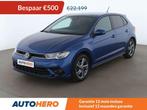 Volkswagen Polo 1.0 TSI R-Line (bj 2022, automaat), Auto's, Stof, Gebruikt, Blauw, 1207 kg