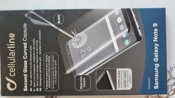 Cellularline Screen protector voor Samsung Galaxy Note 9, Enlèvement ou Envoi, Neuf, Protection, Samsung