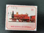 Equatoriaal Guinea 1978 - treinen - antieke locomotief, Postzegels en Munten, Postzegels | Afrika, Ophalen of Verzenden, Overige landen