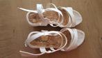 Sandalen met kurk, Wit, Zo goed als nieuw, Coconel, Sandalen of Muiltjes