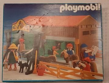 Parc à poneys Vintage Playmobil 3436 (1985), Enlèvement ou Envoi