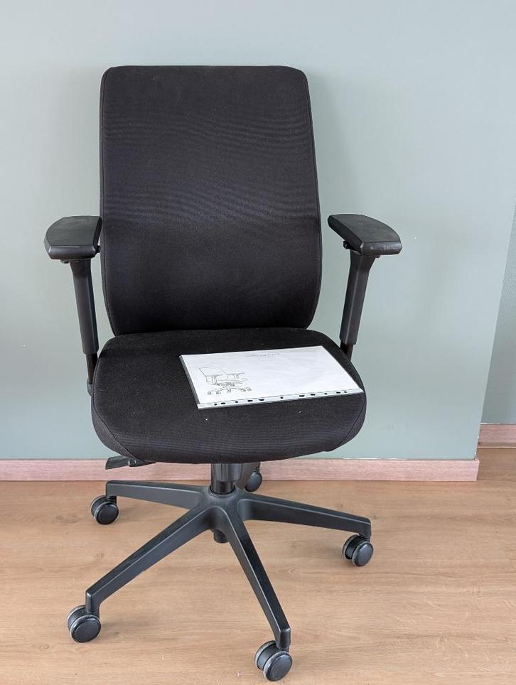 FYC 318 Ergo 4 ergonomische bureaustoel, Maison & Meubles, Chaises de bureau, Comme neuf, Chaise de bureau, Noir, Ergonomique