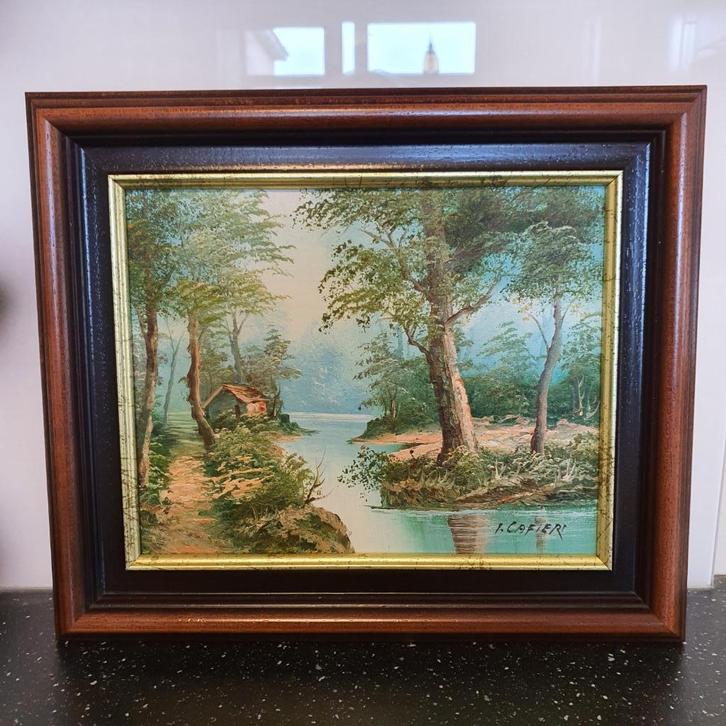 origineel schilderij van Irene Cafieri, Antiek en Kunst, Kunst | Schilderijen | Klassiek, Ophalen