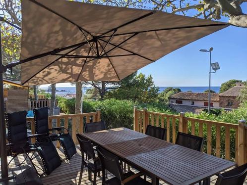 VENTE MOBILHOME VUE MER, Vakantie, Campings, Overige, Aan zee, Aan meer of rivier, Afwasmachine, Airconditioning, Internet, Speeltuin
