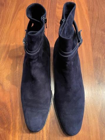 Panara donkerblauwe suède enkellaarsjes, maat 39,5 beschikbaar voor biedingen
