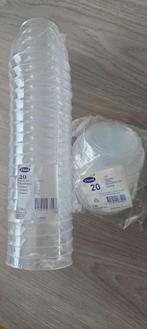 Dessertpotjes 26 cl met deksel nieuw 200 stuks, Overige materialen, Nieuw, Ophalen of Verzenden, Schaal of Schalen