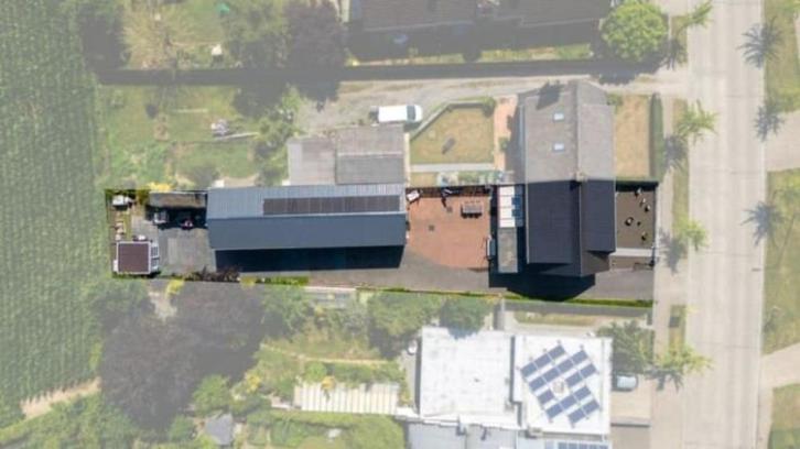 Riante loods met instapklare woning !, Immo, Huizen en Appartementen te koop, Provincie West-Vlaanderen, 500 tot 1000 m², Twee onder één kap