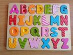 Houten alphabet puzzle, Zo goed als nieuw, Ophalen