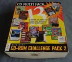 MINDSCAPE CD-ROM CHALLENGE PACK 2 BIG BOX 13 jeux dans 1 ibm, Utilisé, Enlèvement ou Envoi