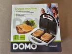 CROQUE MACHINE ( Domo DO9041C ) *NIEUW/ONGEBRUIKT*, Ophalen of Verzenden, Zo goed als nieuw