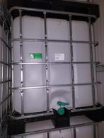 Ibc's voeding 1000l. (wit), 150 litres ou plus, Comme neuf, Enlèvement, Avec robinet