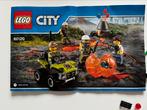 Lego city 60120 : vulkaan starterset, Kinderen en Baby's, Ophalen of Verzenden, Lego