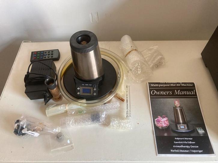 Tafelverdamper Arizer extreme Q - compleet met accessoires, Diversen, Overige Diversen, Zo goed als nieuw, Ophalen of Verzenden