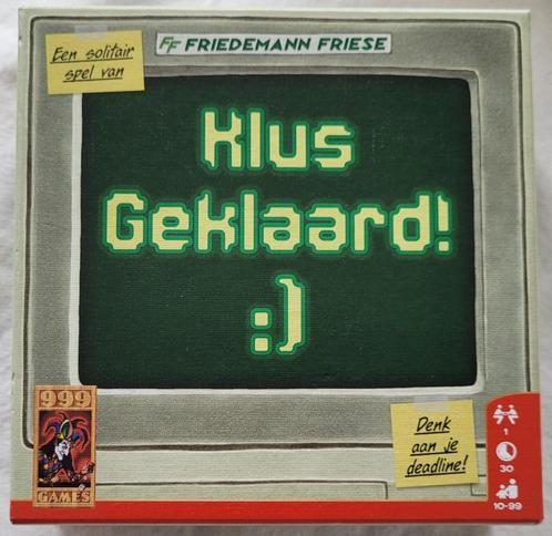Klus geklaard!, Hobby en Vrije tijd, Gezelschapsspellen | Bordspellen, Nieuw, Een of twee spelers, Ophalen of Verzenden