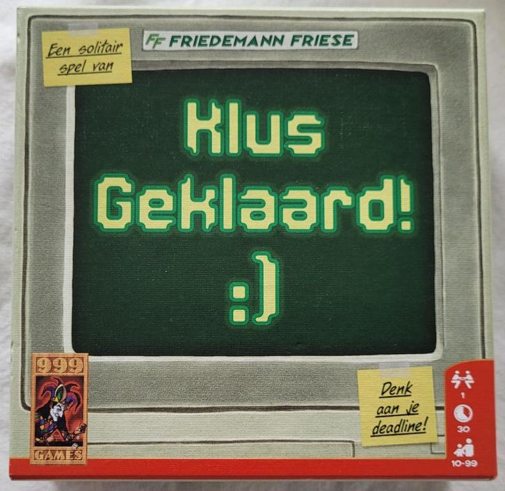 Klus geklaard!, Hobby en Vrije tijd, Gezelschapsspellen | Bordspellen, Nieuw, Een of twee spelers, Ophalen of Verzenden