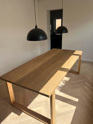 Table à manger en chêne 220 x 100cm