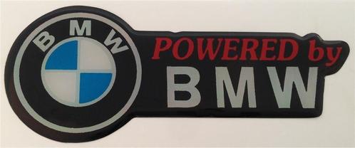 Powered by BMW 3D doming sticker #6, Motoren, Accessoires | Stickers, Verzenden