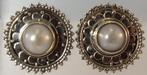 Elegante zilveren oorbellen met witte Parels - NIEUW, Verzenden, Wit, Nieuw, Met edelsteen