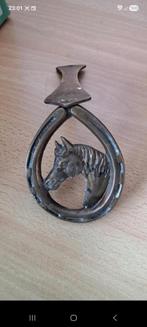 Antieke koperen deurklopper, Ophalen of Verzenden, Koper