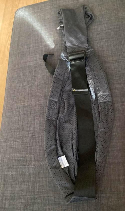 Minimonkey Porte-bébé combiné Mini Sling Recycled Black, Kinderen en Baby's, Overige Kinderen en Baby's, Zo goed als nieuw, Ophalen