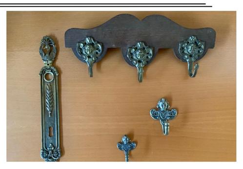 Porte-manteaux, Patères et serrure d'armoire, Antiquités & Art, Antiquités | Bronze & Cuivre, Bronze, Enlèvement ou Envoi