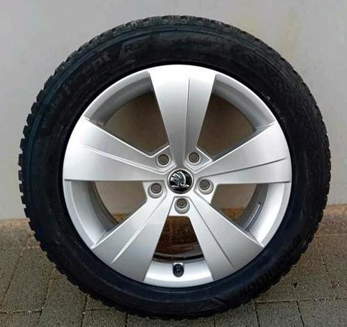 Winterbanden velgen alu Skoda Superb Passat 17inch 7&8mm ❄️, Auto-onderdelen, Banden en Velgen, Banden en Velgen, Winterbanden