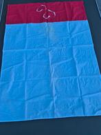 wit-rood laken met hartjes 100 x 135 cm, Kinderen en Baby's, Ophalen of Verzenden, Zo goed als nieuw, Deken