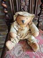 Mooie lederen vintage beer in prima staat Heeft wel wat weg, Collections, Ours & Peluches, Enlèvement, Utilisé, Autres types, Autres marques
