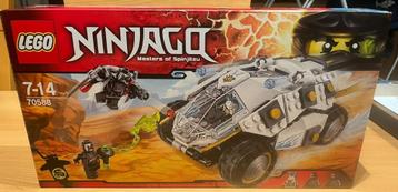 173. Lego Ninjago #70588 : Titanium Ninja Tumbler met doos beschikbaar voor biedingen