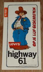 Vintage sticker Levi's Jeans 1980 retro autocollant, Verzamelen, Ophalen of Verzenden, Merk, Zo goed als nieuw