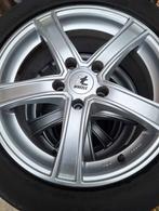4 aluminium siervelgen met zomerband, Auto-onderdelen, Banden en Velgen, Ophalen, Gebruikt, 18 inch, Zomerbanden
