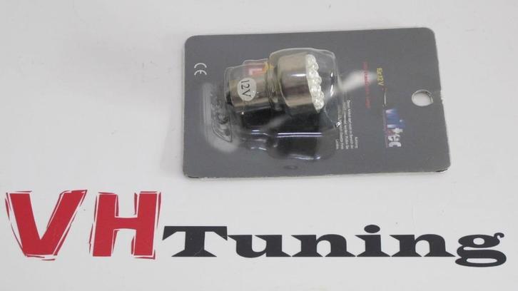 BA15s LED lamp Wit 6000K 12Power leds, Auto diversen, Tuning en Styling, Ophalen