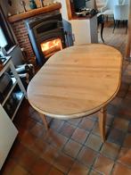 Table chêne massif + 6 chaises + 2 allonges, Antiquités & Art, Enlèvement