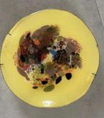 Kristalglaskunst Roemeens verrachiny decoratief bord, Antiek en Kunst, Ophalen of Verzenden