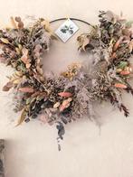 Bloemenkrans met gedroogd materiazl, Huis en Inrichting, Woonaccessoires | Kransen, Ophalen, Zo goed als nieuw