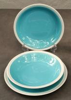3 ASSIETTES BOCH –  DELTA BLEU – Boch La Louvière – DELTA, Enlèvement ou Envoi
