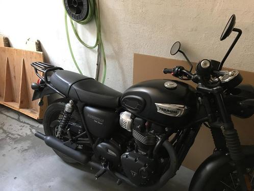 Bonneville T100-T120 Vintage rek achteraan, Motoren, Accessoires | Overige, Gebruikt, Ophalen