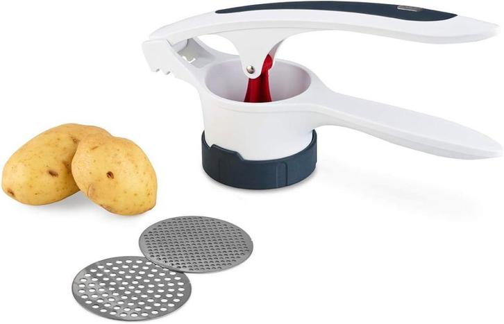 Nieuw | Zyliss Aardappelpers - Voor perfecte, luchtige puree, Huis en Inrichting, Keuken | Tupperware, Nieuw, Overige typen, Wit