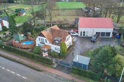 Werkplaats en privé woning samen te koop in Peer., Immo, Huizen en Appartementen te koop, Provincie Limburg, 1500 m² of meer, Woning met bedrijfsruimte