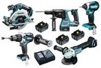 Makita DLX5023TJ 18V Li-Ion accu 5 delige combiset (3x 5,0Ah, Enlèvement, Neuf