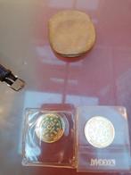 2 gouden munten ter waarde van 50 ecu, Postzegels en Munten, Edelmetalen en Baren, Goud, Ophalen of Verzenden