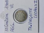 50 cent 1909 VL, Ophalen of Verzenden, Zilver, Losse munt