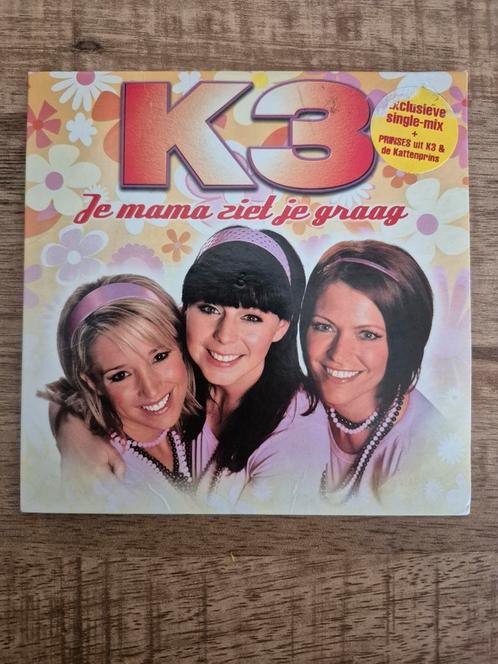 Single" Je mama ziet je graag" K3 originals, Cd's en Dvd's, Cd Singles, Gebruikt, Ophalen of Verzenden
