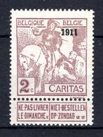 94 MH* 1911 - Caritas met opdruk 1911, Ophalen of Verzenden, Postfris, Spoor van plakker